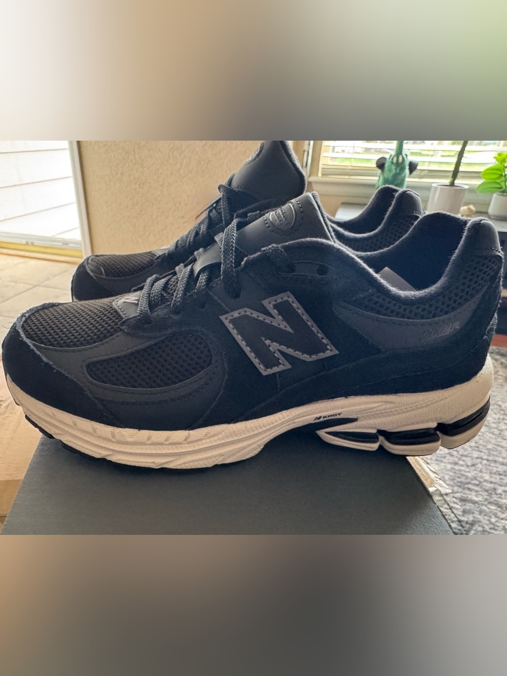 New Balance 2002R Black (GS) 4.5Y/6W, Brand New